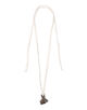 BAMBOW ROGER KWONG SATIN SILK FLOWER PM ACC シルクコード チョーカー