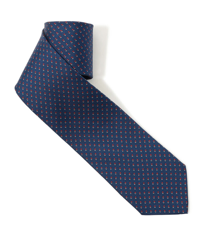 STEFANO BIGI シルクプリント 小紋柄 ネクタイ