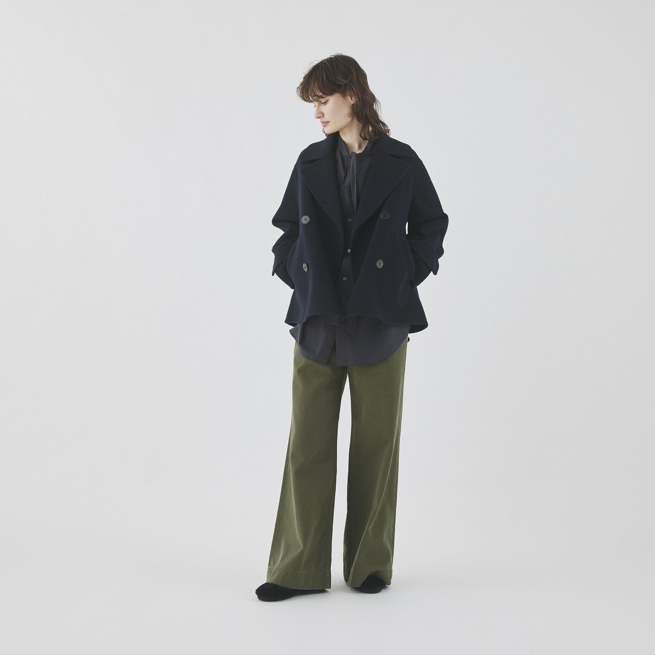 Theory - Theory 21AW セオリー ダブルフェイス P コートの通販