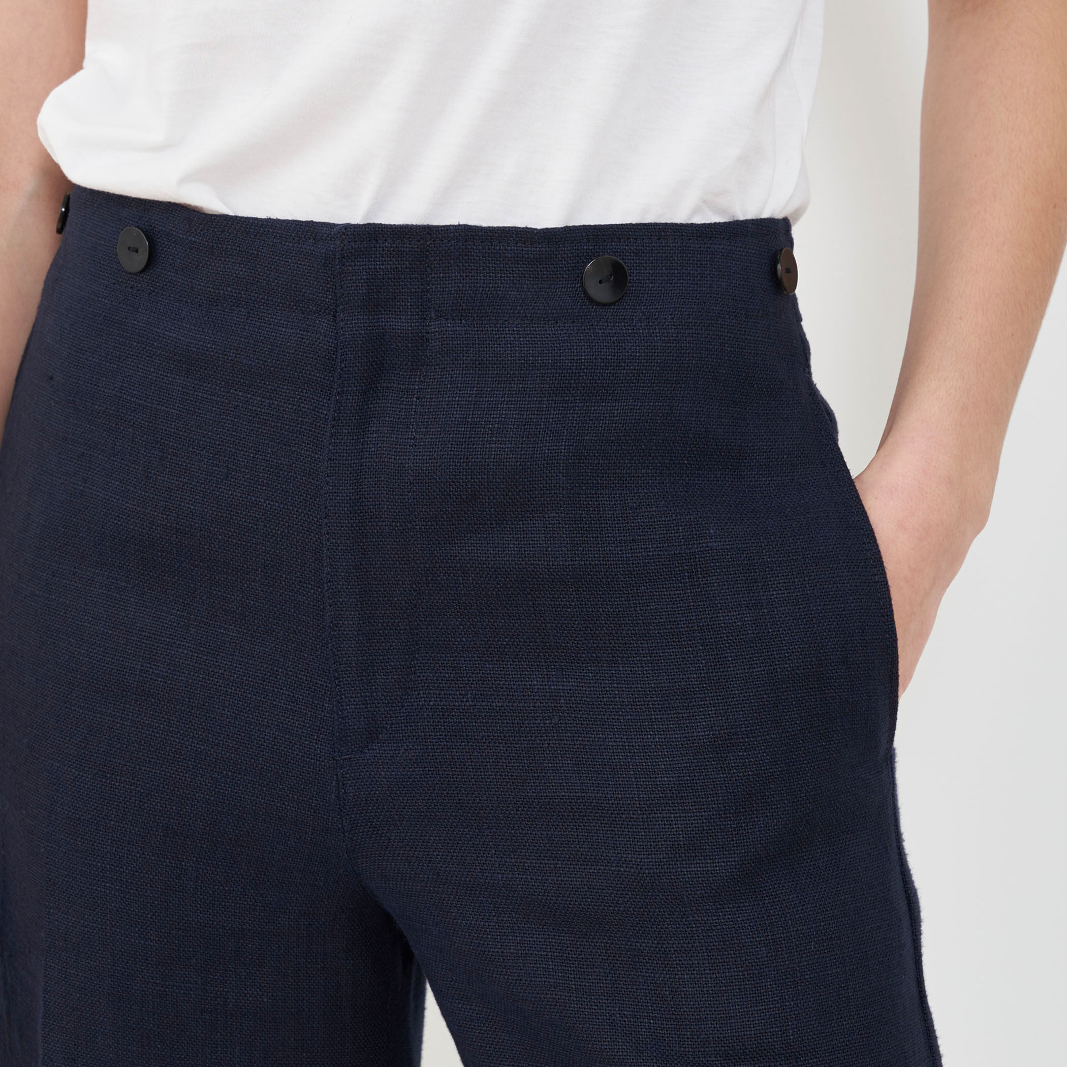 リネンキャンバス セーラーパンツ｜トゥモローランド 公式通販