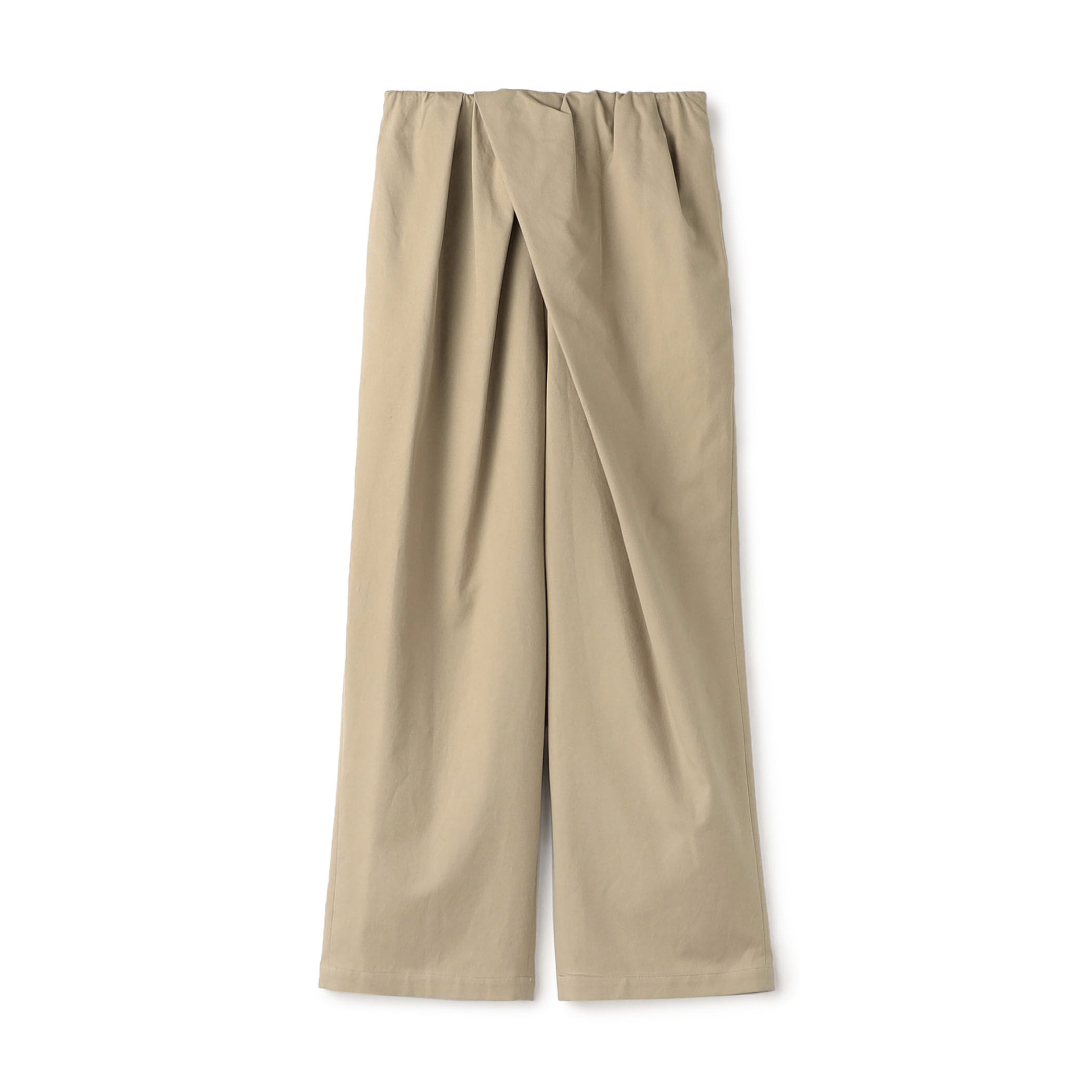 ノンマーセライズドコットン アシンメトリーパンツ｜トゥモローランド