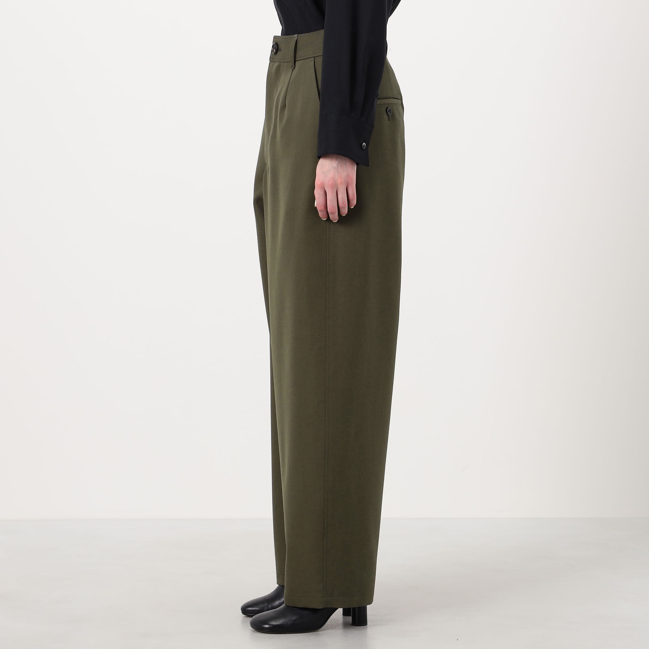 別注】THE RERACS × Edition WIDE BALLEL PANTS バレルパンツ