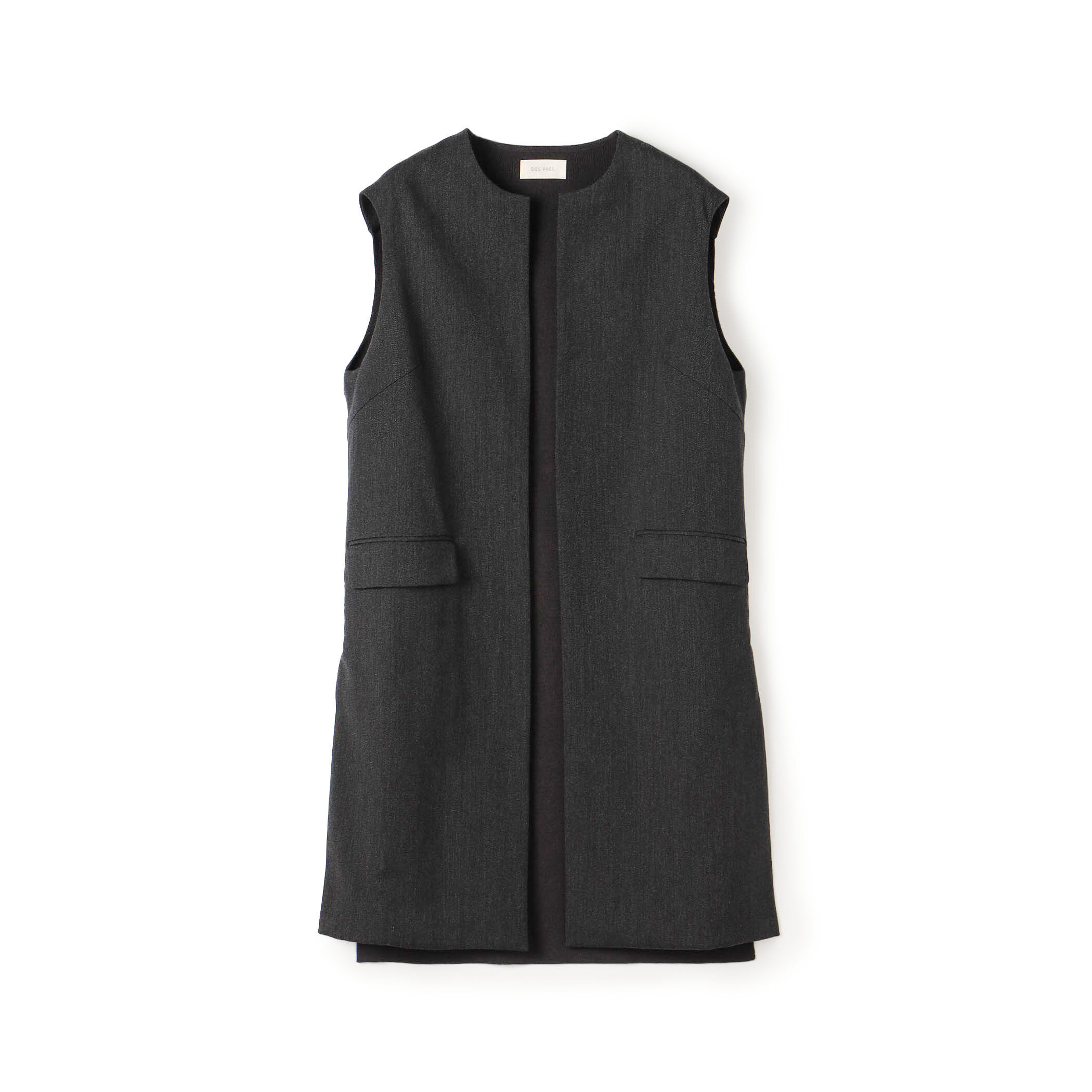 ウールファブリックコンビ ロングジレ｜トゥモローランド 公式通販