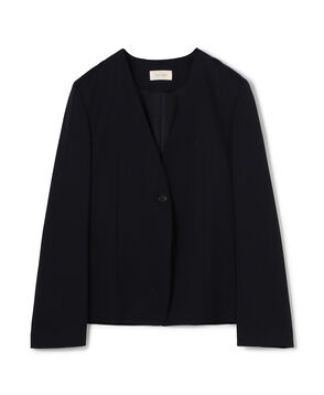 ポリエステルウールバラシャ Vカラージャケット