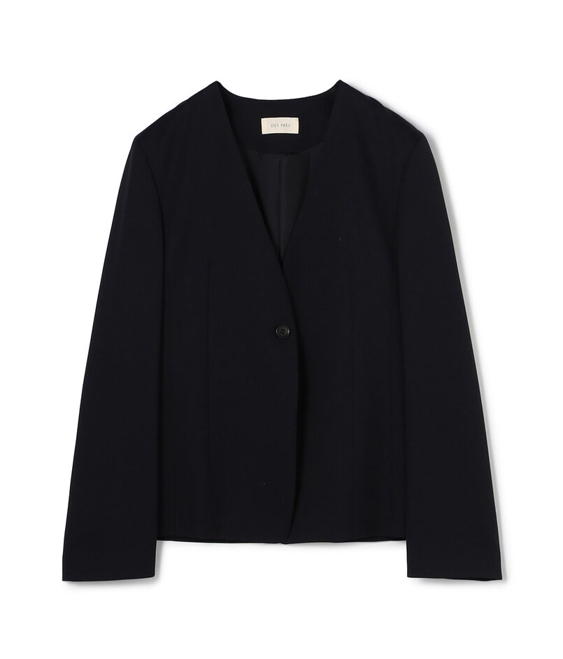 ポリエステルウールバラシャ Vカラージャケット