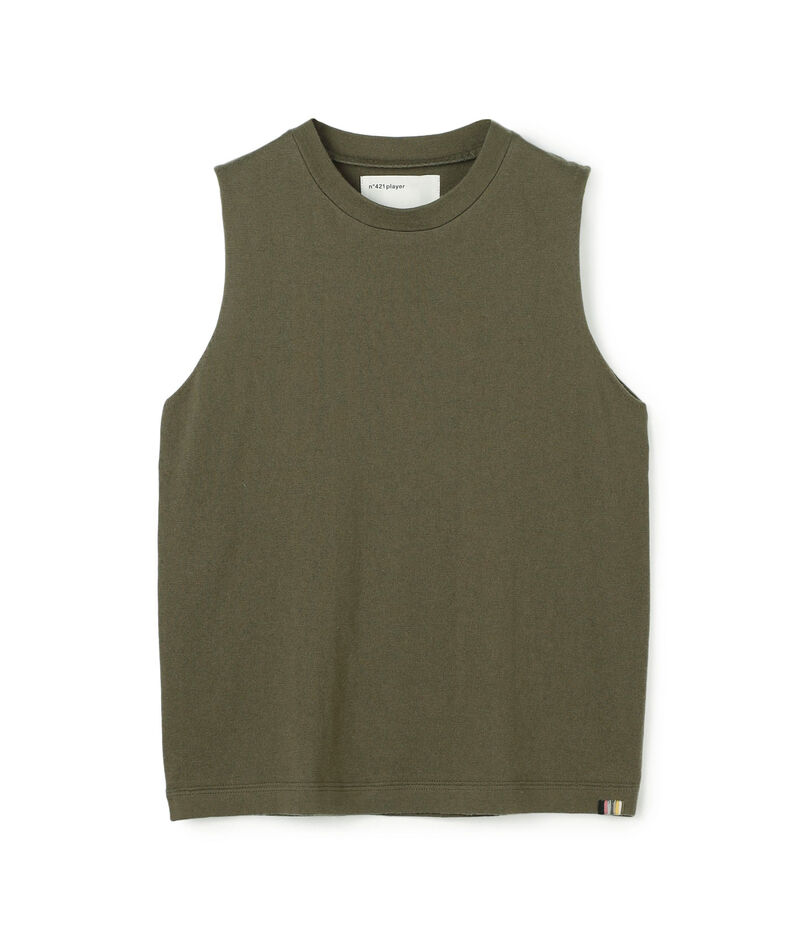 extreme cashmere player スリーブレス プルオーバー