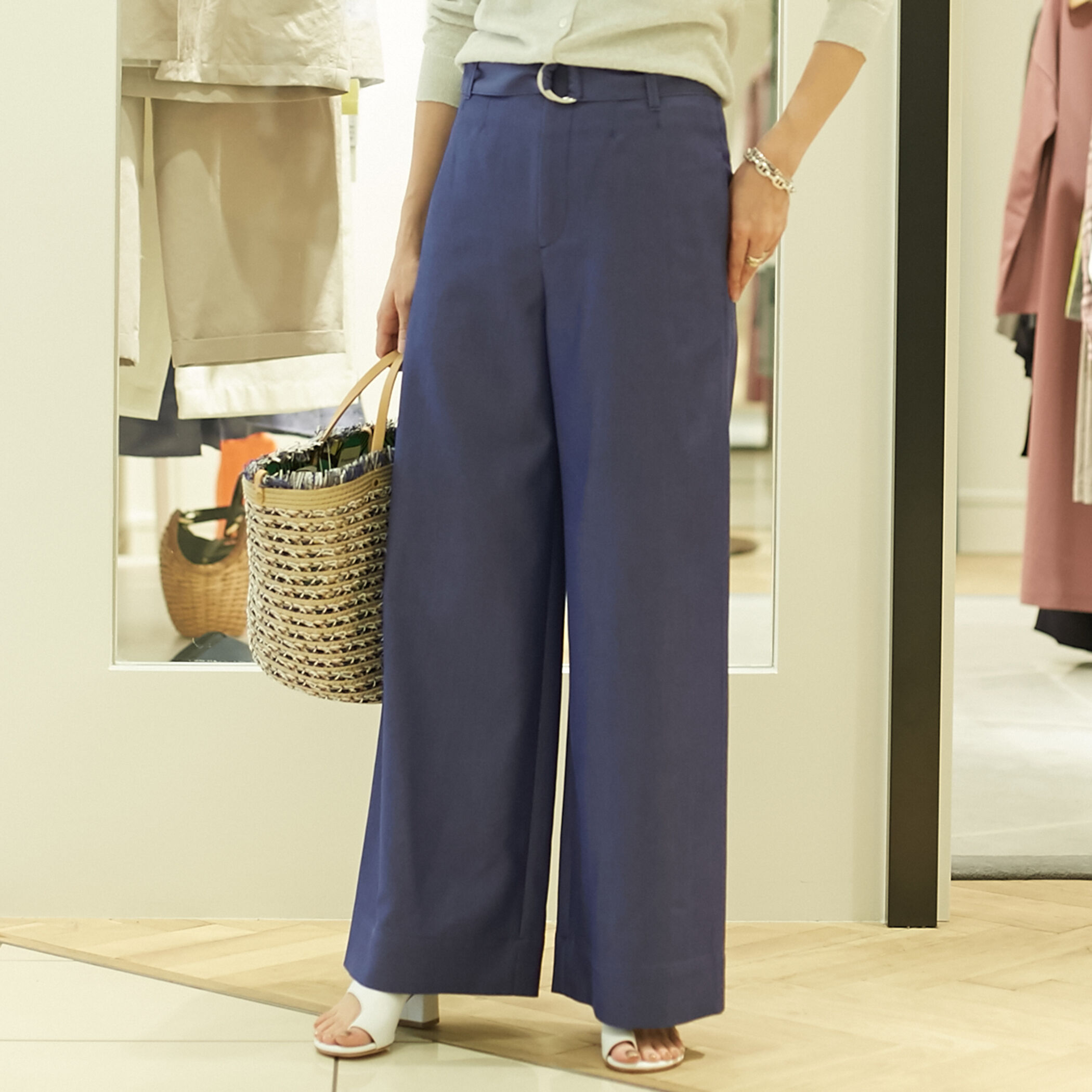 セール】 サップルツイル ベルテッドワイドパンツ （その他パンツ）｜TOMORROWLAND / トゥモローランド ファッション通販  タカシマヤファッションスクエア