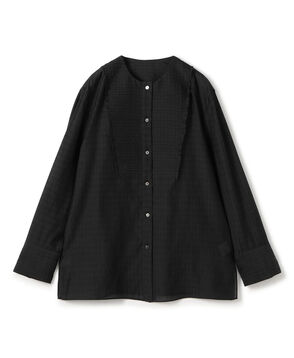 シアーハウンドトゥース ブザムシャツ