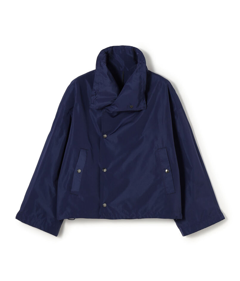 メモリータフタ ハイネックショートブルゾン