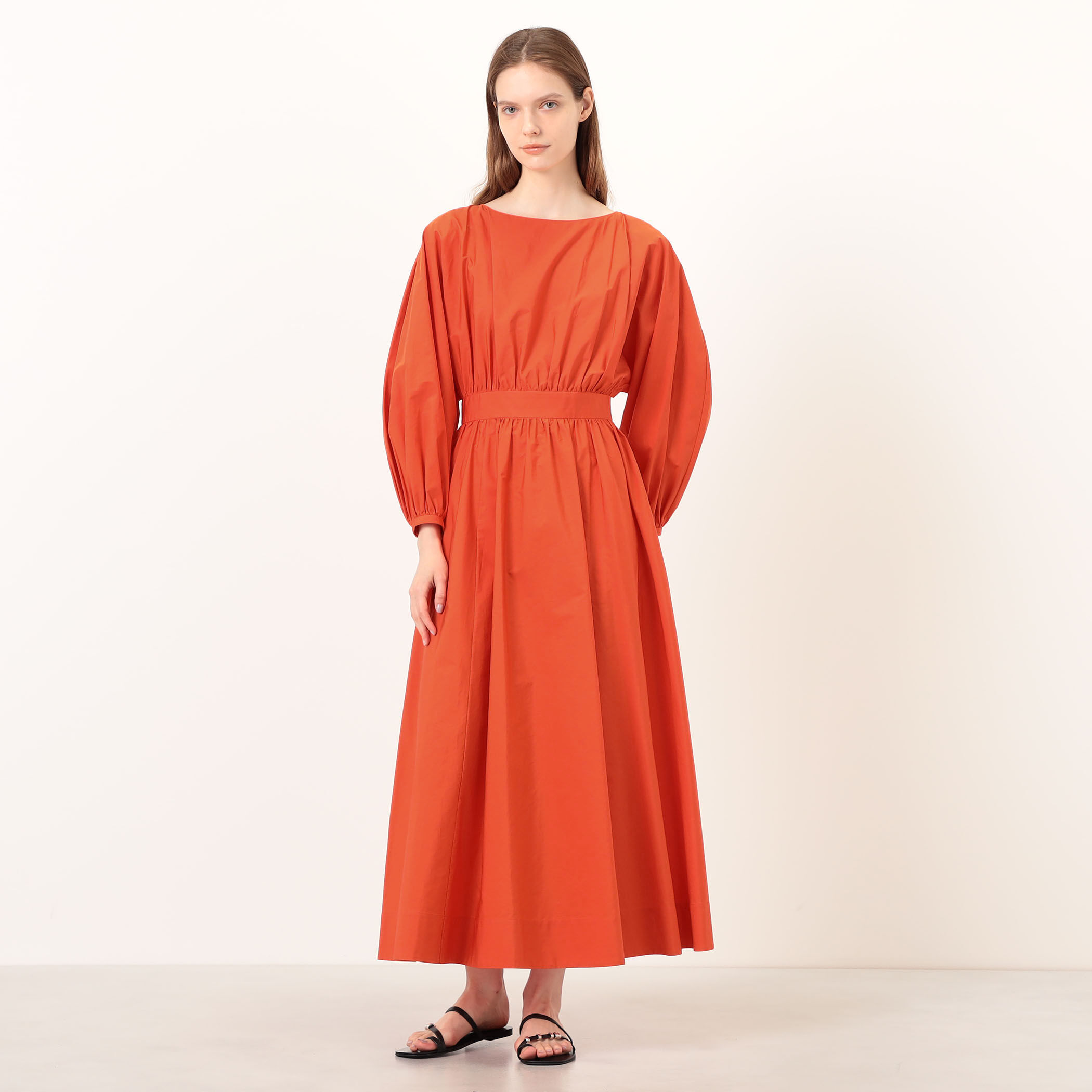 GABRIELA HEARST AHMOSE DRESS コットン マキシドレス