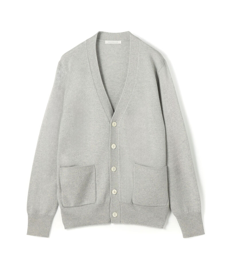 スコットランドカシミヤ Vネックカーディガン