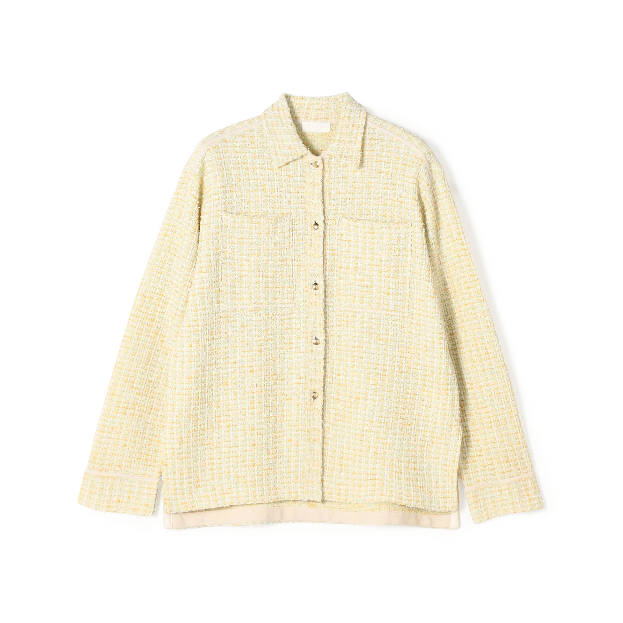 ミックスツイード シャツブルゾン｜トゥモローランド 公式通販