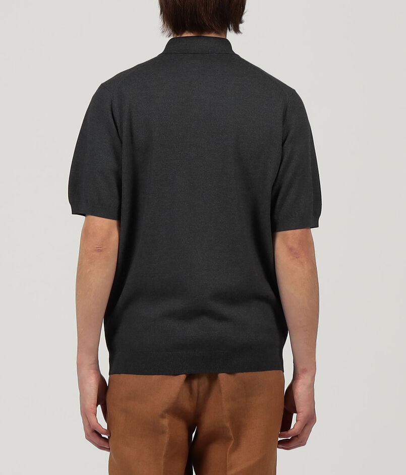 TOMORROWLAND tricot シルクコットン ニットポロシャツ  