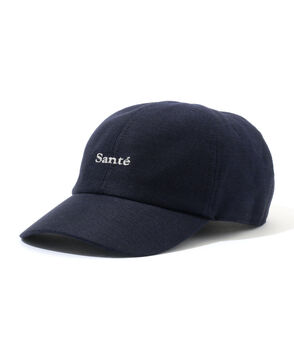 CRAMBES リネンコットン エンブロイダリー キャップ