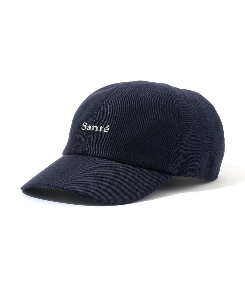 CRAMBES リネンコットン エンブロイダリー キャップ