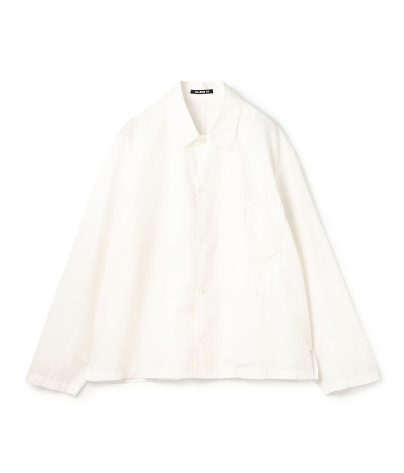 クリスプライトコットン シャツブルゾン