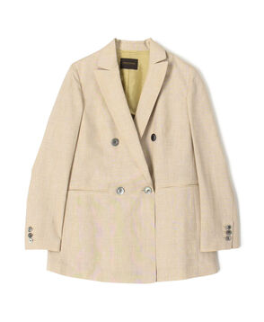 Summer glen check Double Breasted Jacket