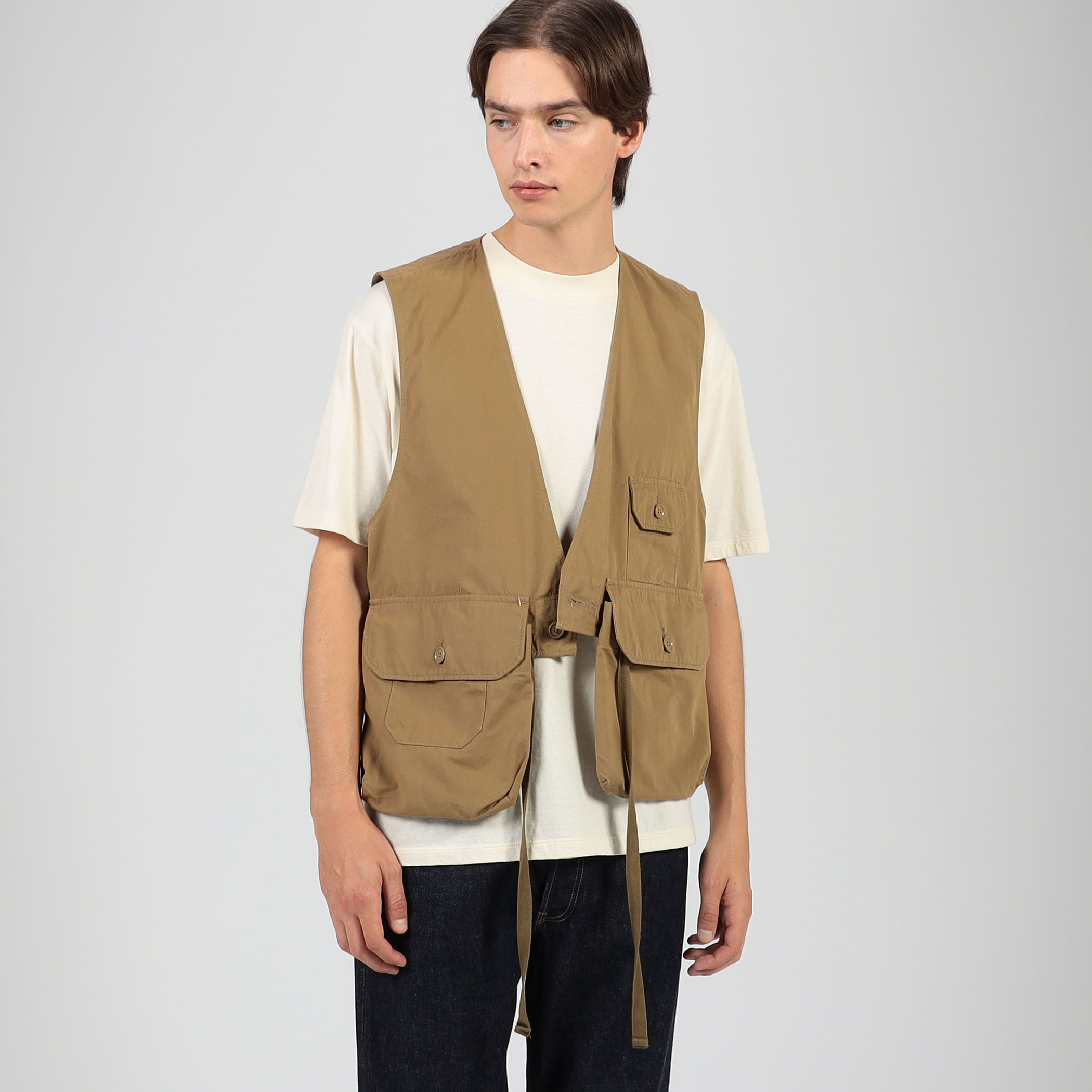 ENGINEERED GARMENTS Fowl Vest コットンベスト｜トゥモローランド