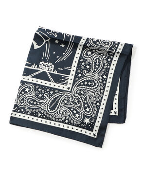 MAISON et VOYAGE シルクツイル バンダナスカーフ