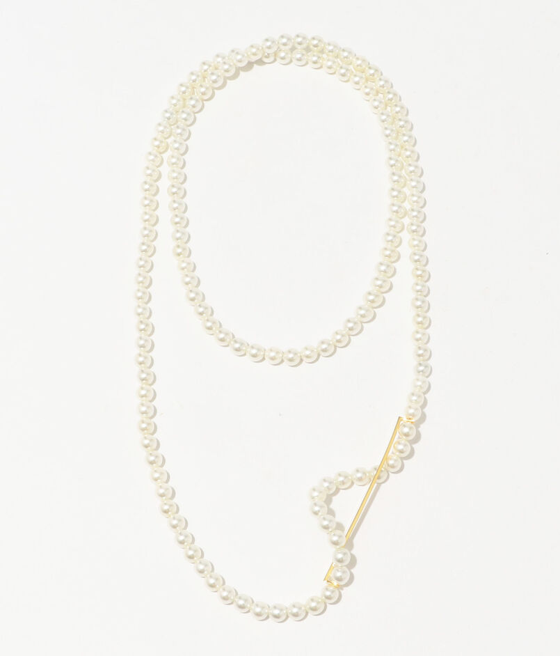 【別注】januka  ATTACHMENT WITH PARTS BAR パールネックレス
