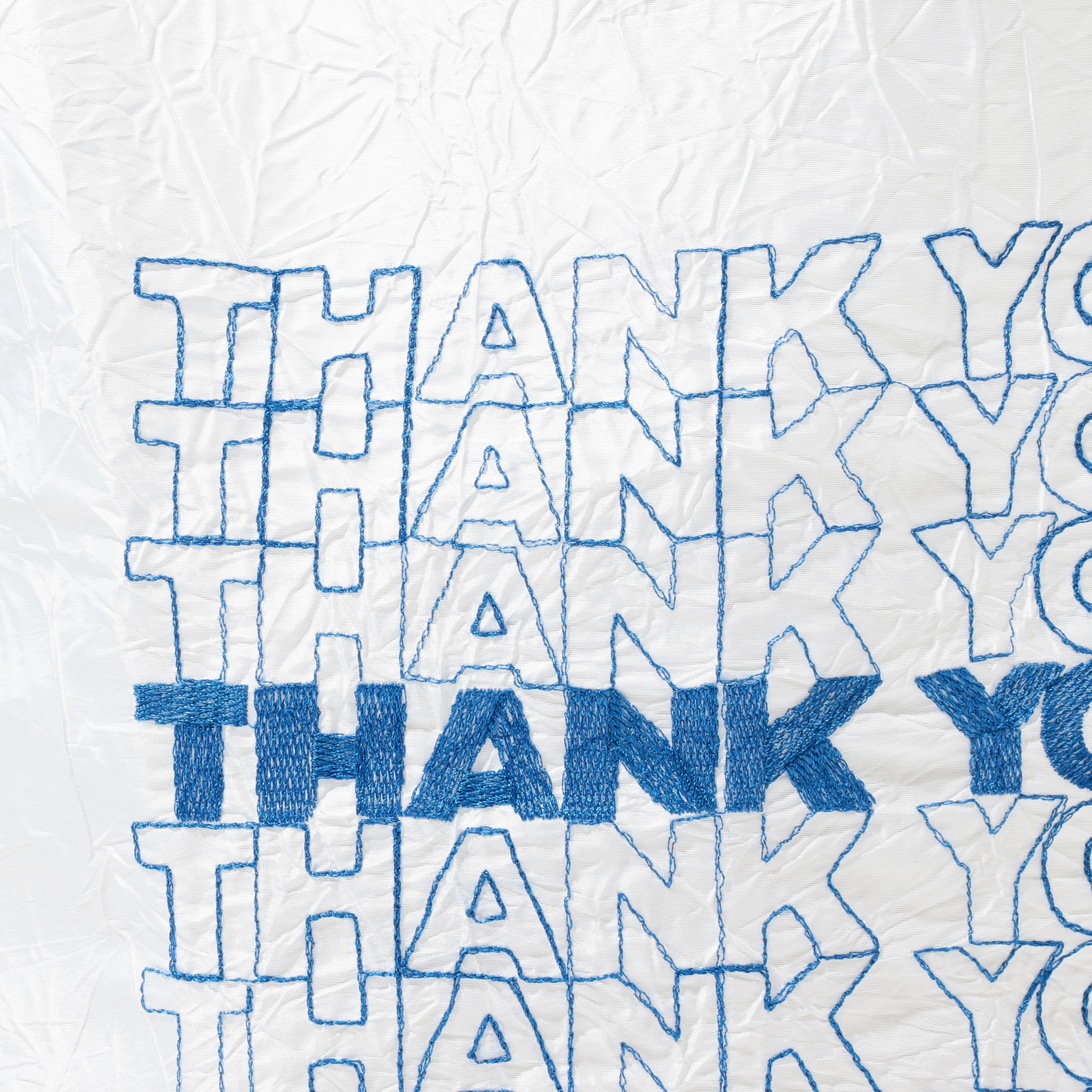 OPEN EDITIONS THANK YOU BLUE TOTE BAG｜トゥモローランド 公式通販