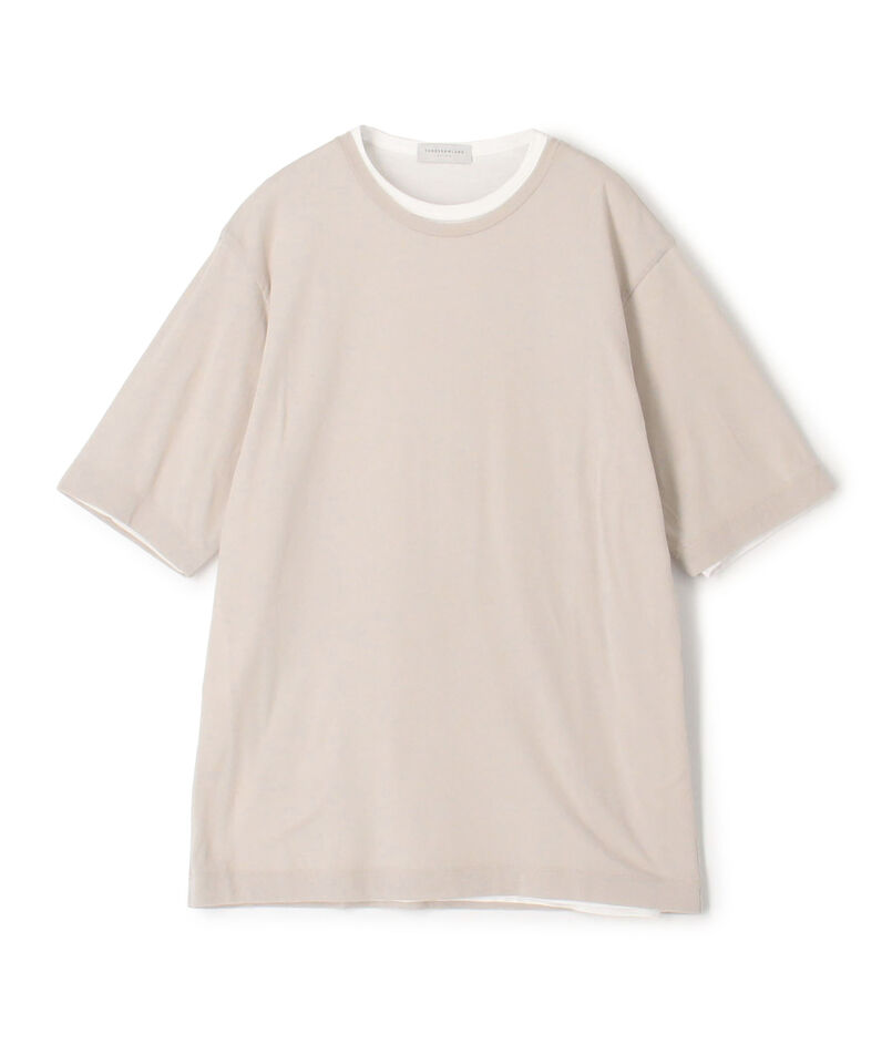ストレッチ天竺 レイヤードTシャツ
