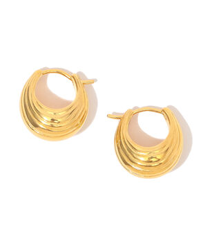 R.ALAGAN SHIMA HOOPS ピアス