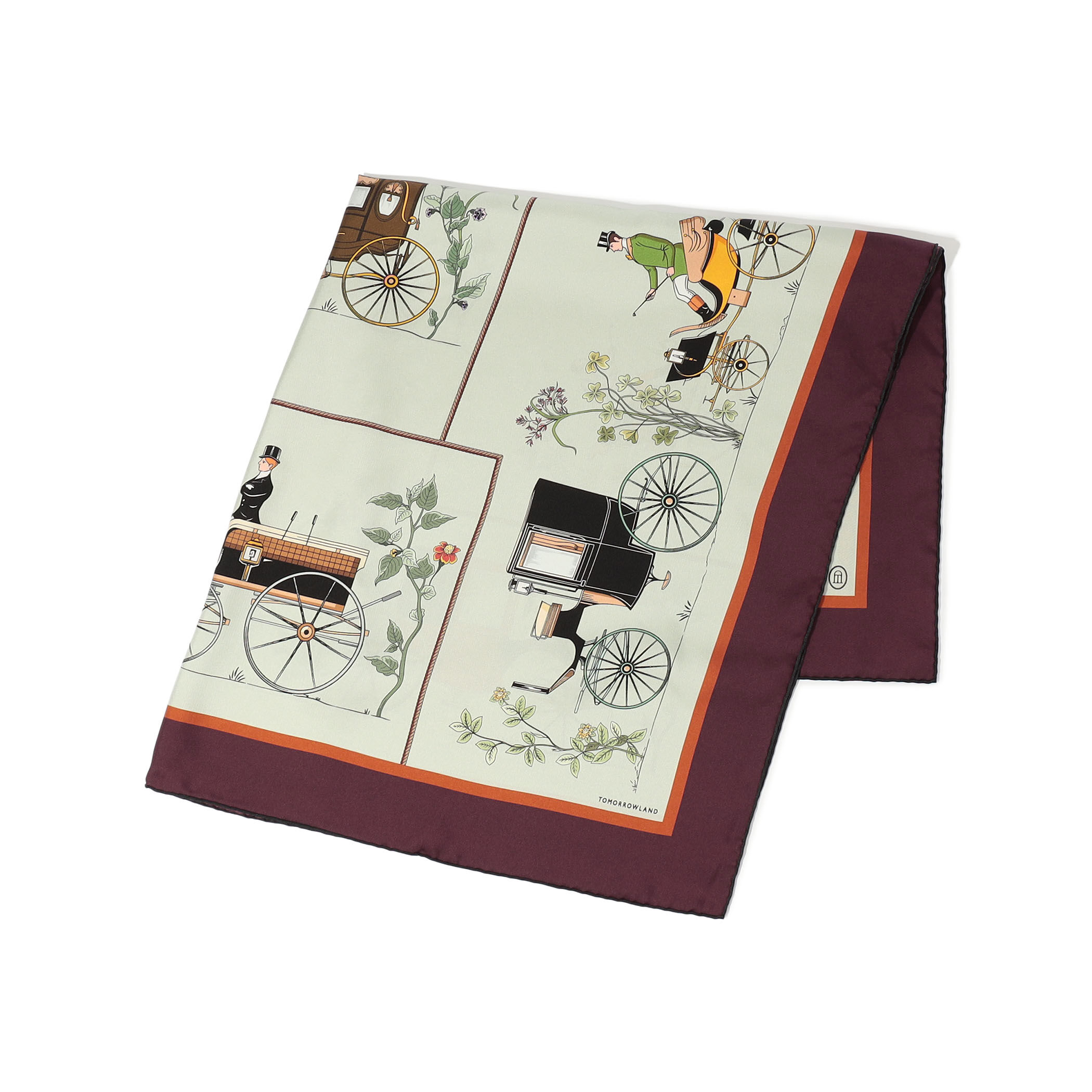 ATELIER TOMORROW CARRIAGE シルクスカーフ｜トゥモローランド 公式サイト