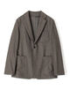 ウーレンフランネル シングルブレステッド3Bジャケット Vitale Barberis Canonico