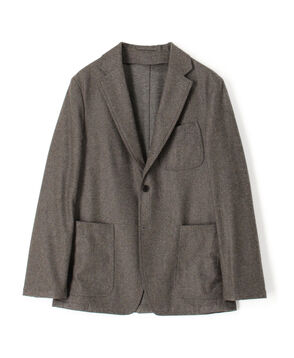 ウーレンフランネル シングルブレステッド3Bジャケット Vitale Barberis Canonico