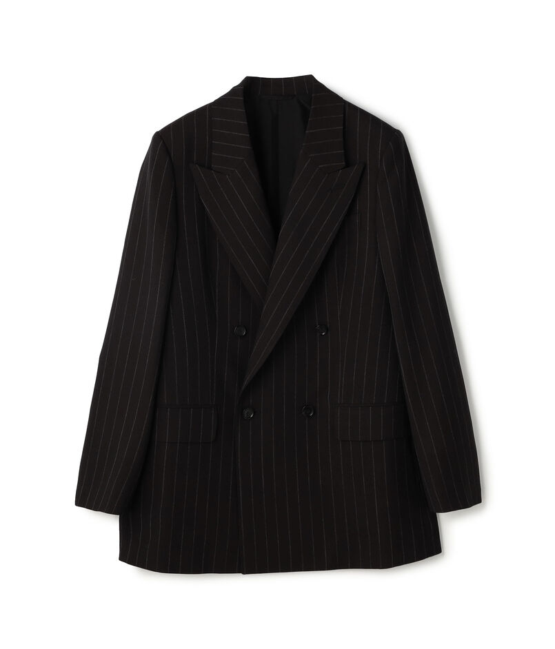 シャークスキン ピークドラペルジャケット