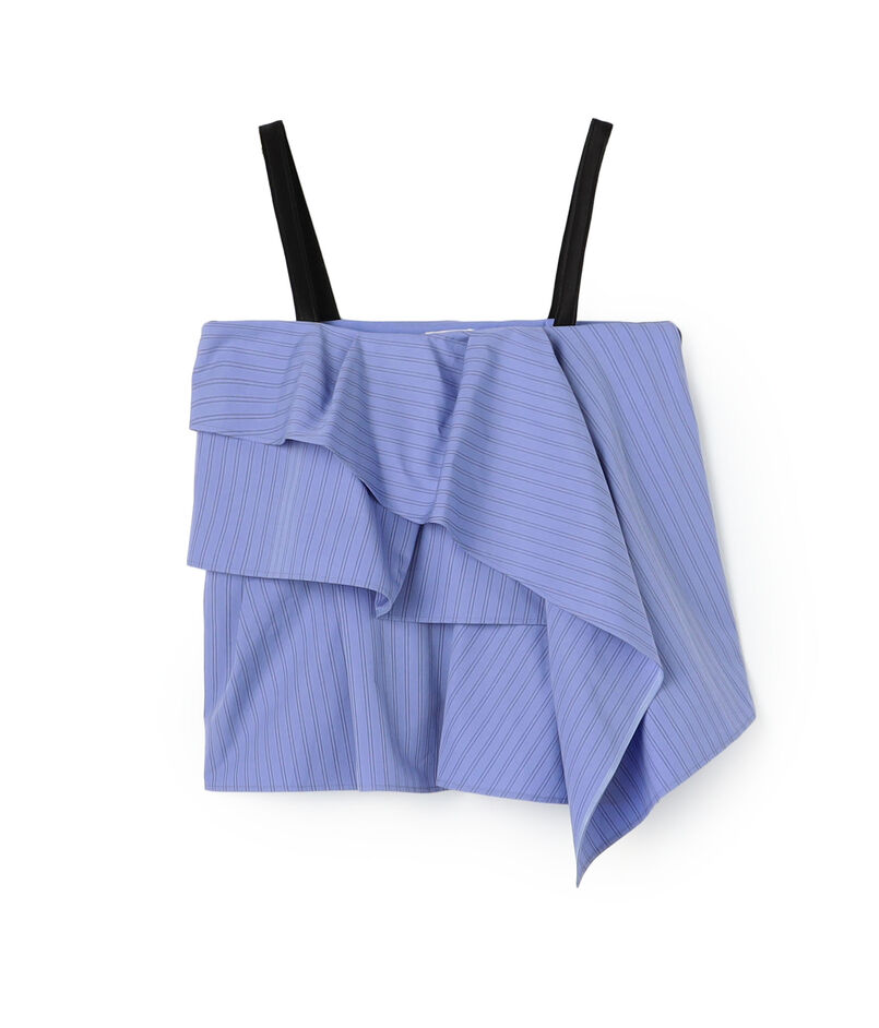 コットンタイプライター ティアードトップ