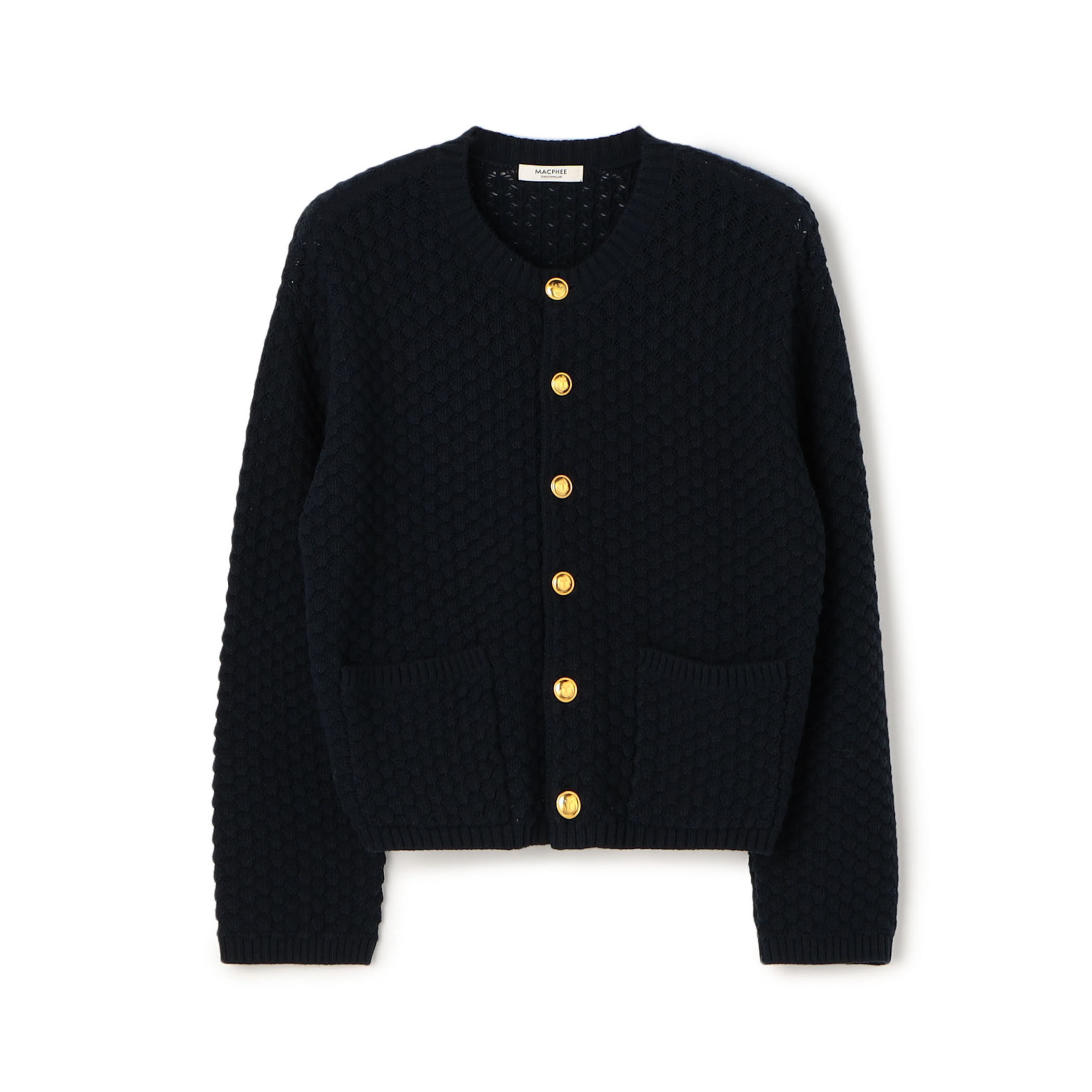 ハイブリットケーブル クルーネックカーディガン｜トゥモローランド