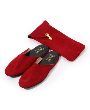 Charvet ゴートスエード スリッパー