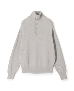 TOMORROWLAND tricot ギマコットンニット スタンドカラープルオーバー