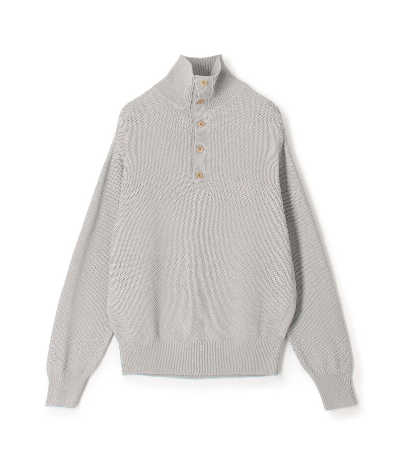 TOMORROWLAND tricot ギマコットンニット スタンドカラープルオーバー