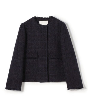 ラメミックスツイード セミダブルクルージャケット