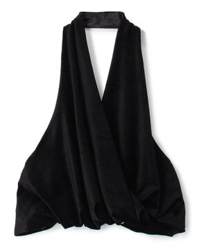 モイストベロア ジレ