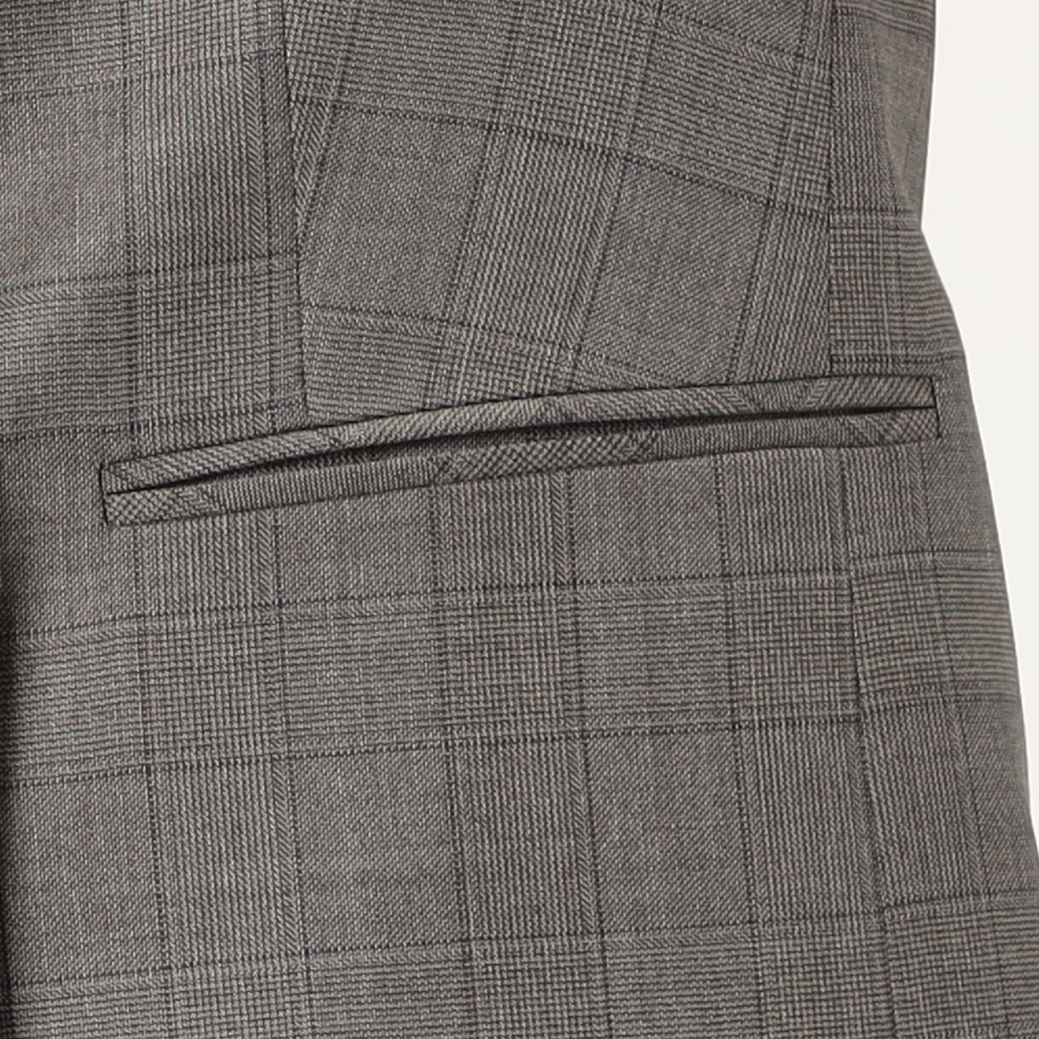 美品　トゥモローランドコレクション　チェック　ジャケット　ベルト付き　シルク混 SILK AIR GLEN CHECK ダブルブレストジャケット