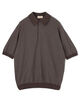 【別注】JOHN SMEDLEY 30Gハニカム編み ニットポロ ISIS