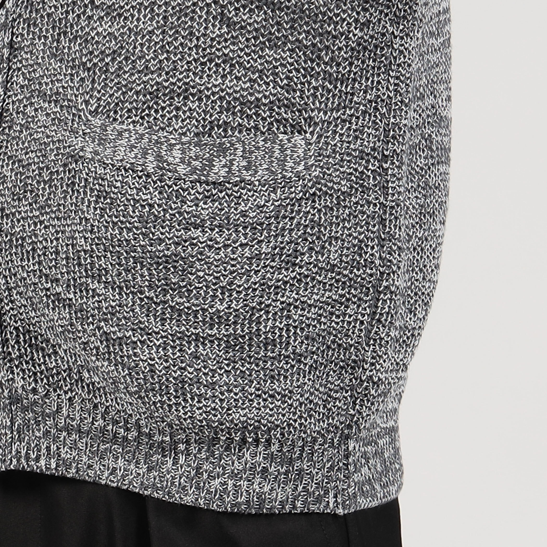 （新品）トゥモローランドニット　カーディガン　グレー　M TOMORROWLAND tricot ギマコットンリネン Vネックカーディガン