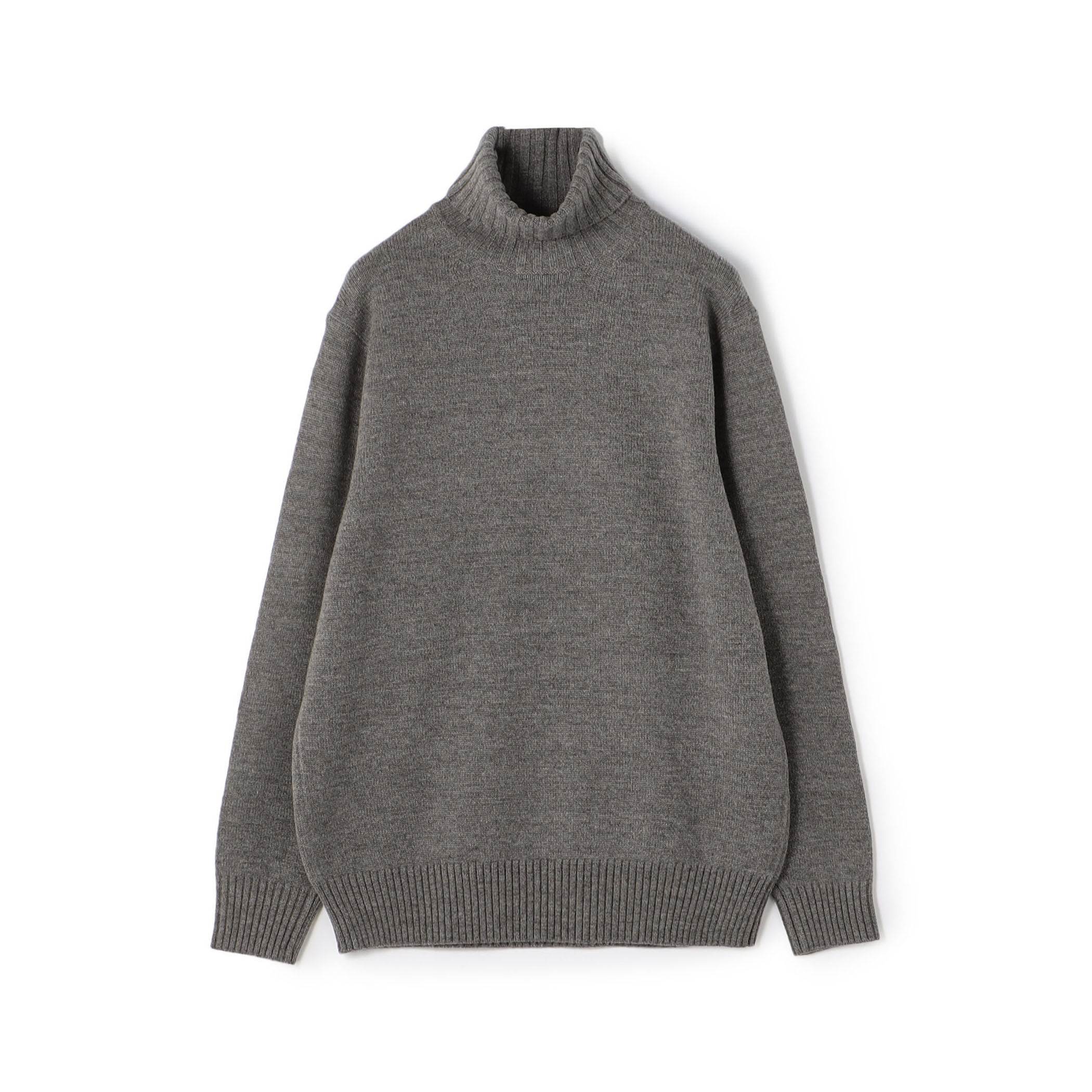 □TOMORROWLAND tricot スーパーファインラムウール タートルネック