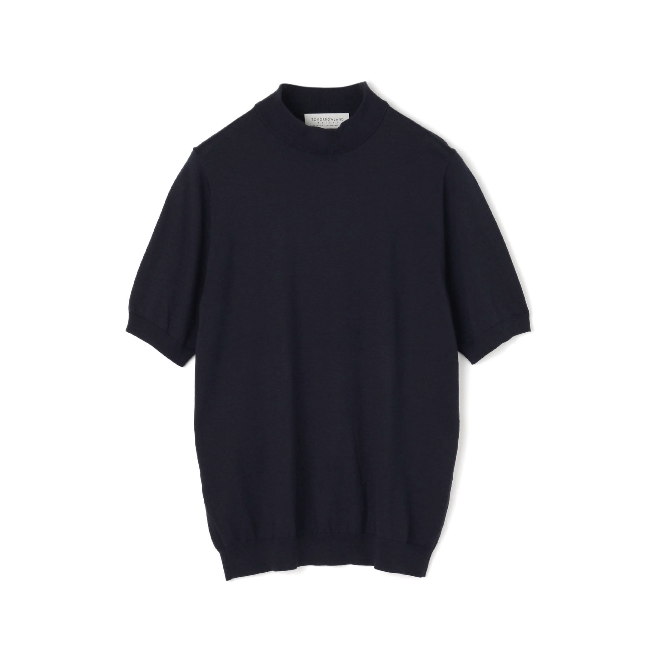 □シルクコットン モックネックプルオーバー SESIA