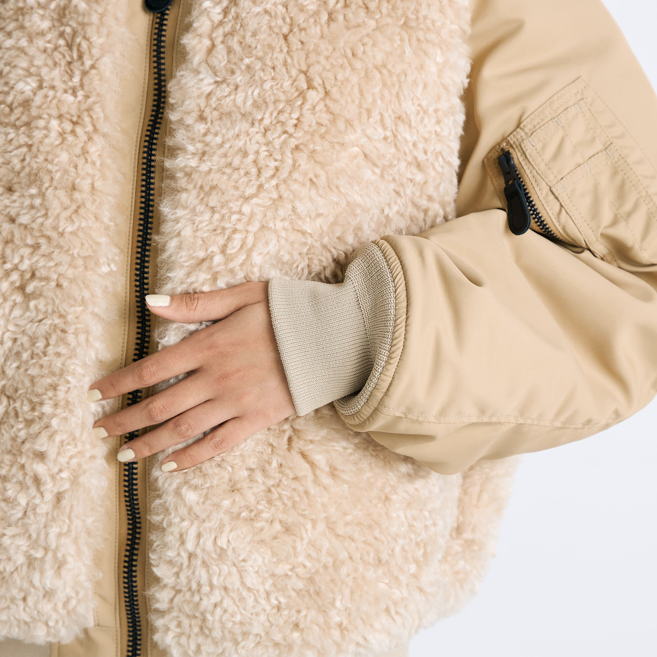 最終お値下げ♡hyke エコファーコート　トゥモローランド 別注】HYKE FAUX SHEARLING TYPE MA-1JACKET｜トゥモローランド 公式サイト