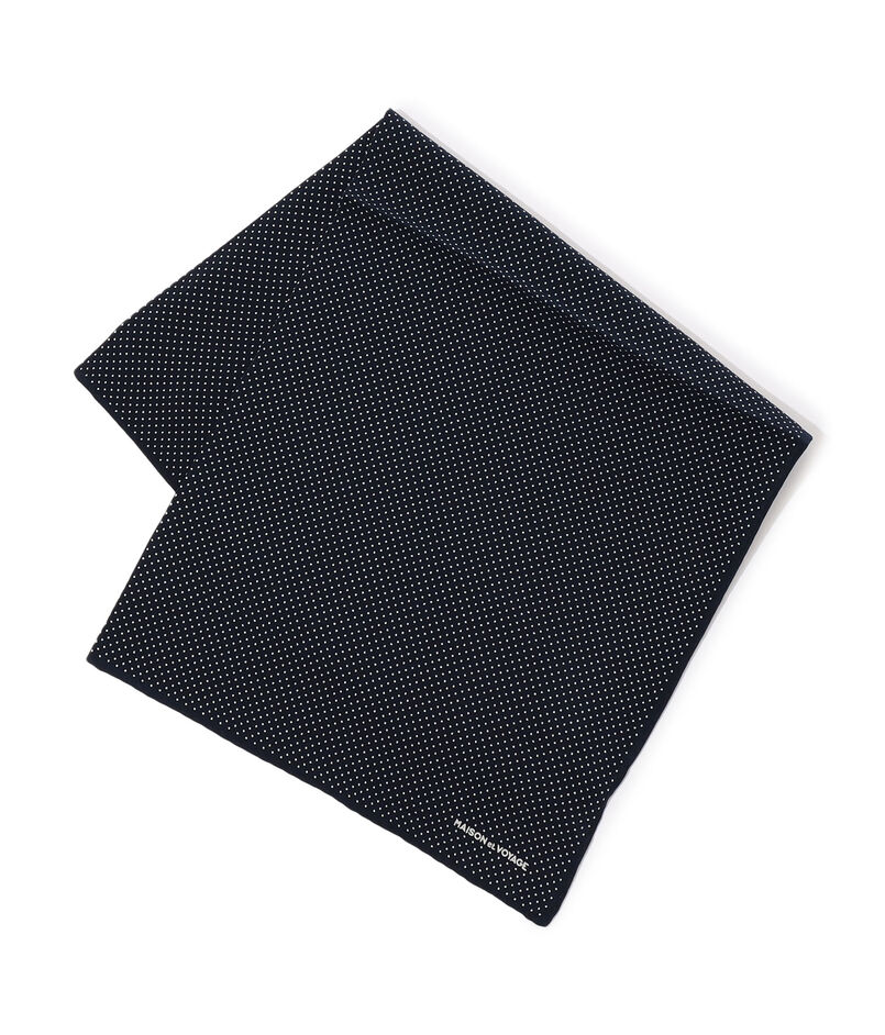 MAISON et VOYAGE シルク 1mmドット スカーフ