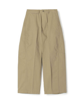 HYKE バレルレッグ チノパンツ