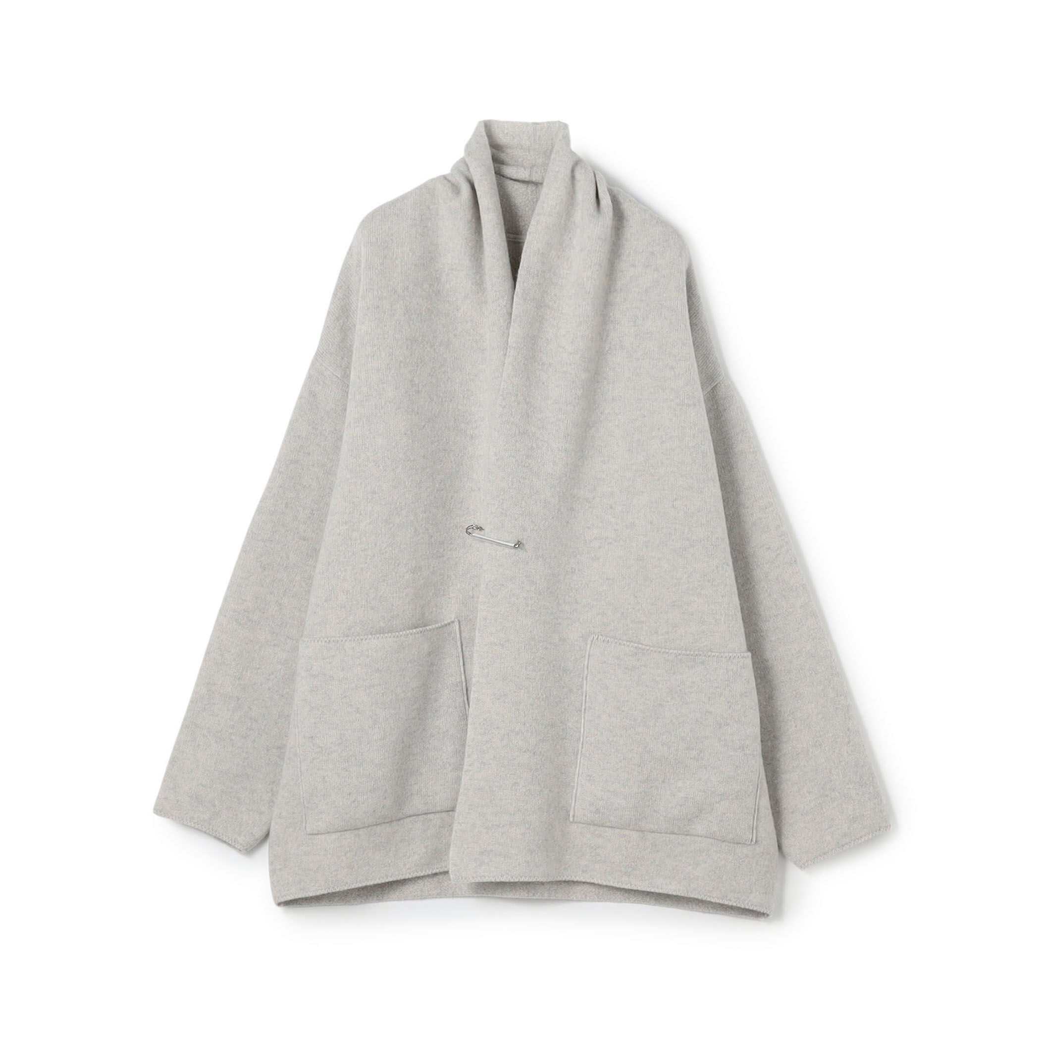 定価70400円 トゥモローランド ウォッシュドツイード ショールカラーブルゾン 定価70400円 トゥモローランド ウォッシュドツイード ショールカラー