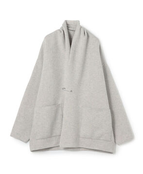 ウールダブルフェイスパイル ショールカラーショートコート