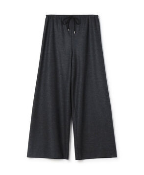ニットコンビネーション ドローストリングパンツ