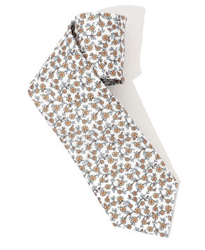 ERRICO FORMICOLA シルクプリント 花柄ネクタイ